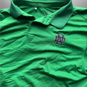 Notre Dame Green Polo Shirt